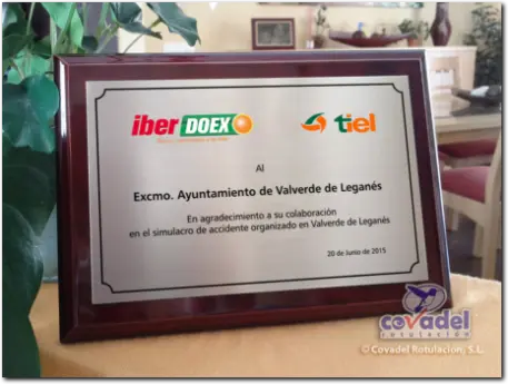 Placas Conmemorativas Aniversarios, Homenajes, Jubilaciones, Agradecimientos, Reconocimientos