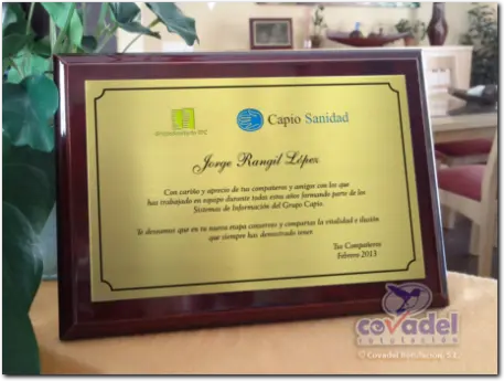 Placas Conmemorativas Aniversarios, Homenajes, Jubilaciones, Agradecimientos, Reconocimientos