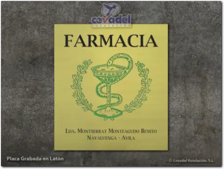 Placa para Farmacia