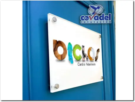 Placa Identificativa para Veterinarios