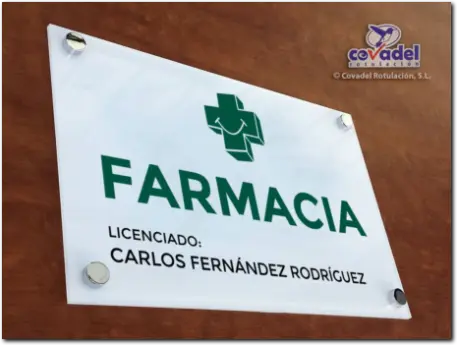 Placa para Farmacia