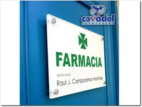 Placa para Farmacia